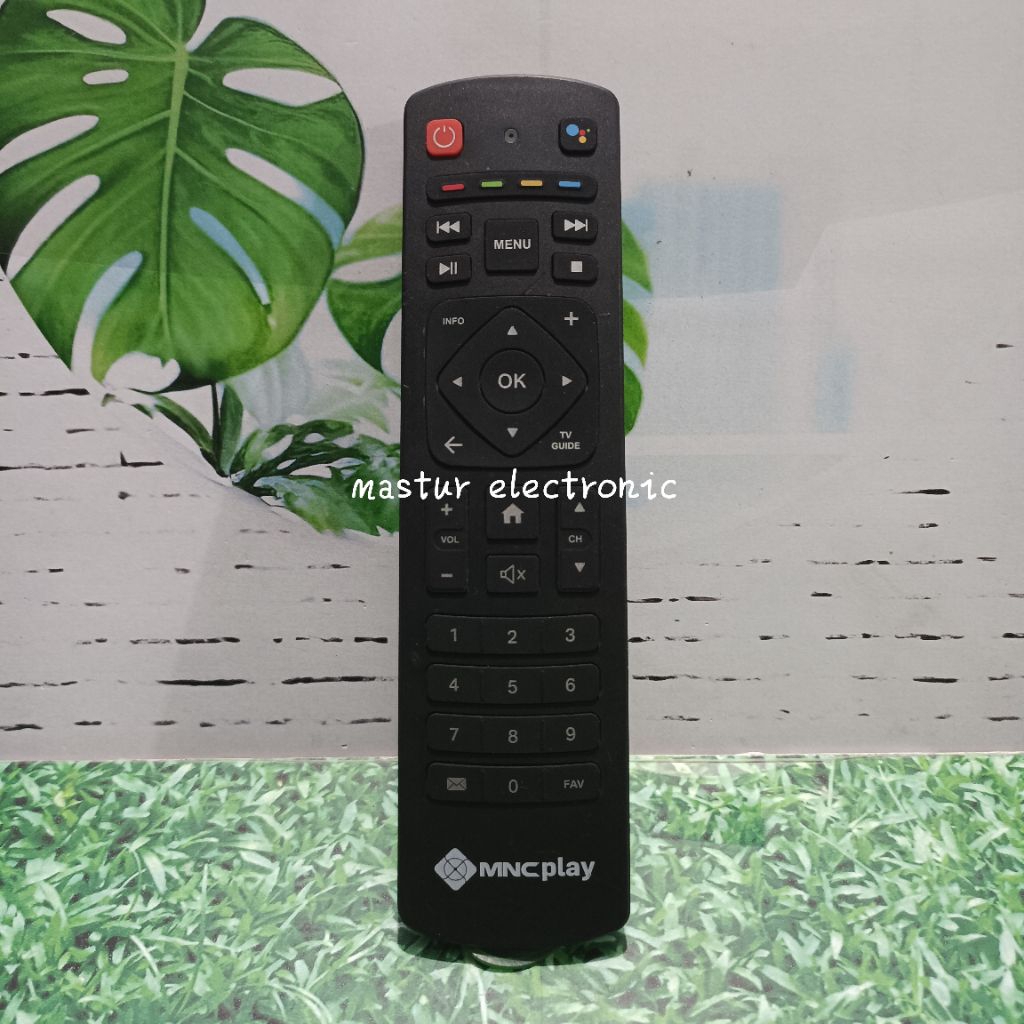 REMOTE REMOT STB MNC PLAY VOICE MNC PLAY ORIGINAL ASLI HITAM