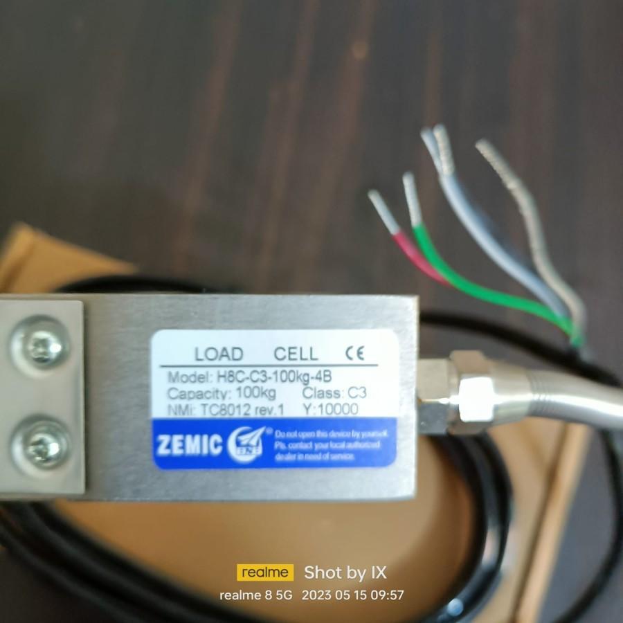 LOAD CELL ZEMIC H8C 100KG / LOAD CELL SHEAR BEAM 100 KG