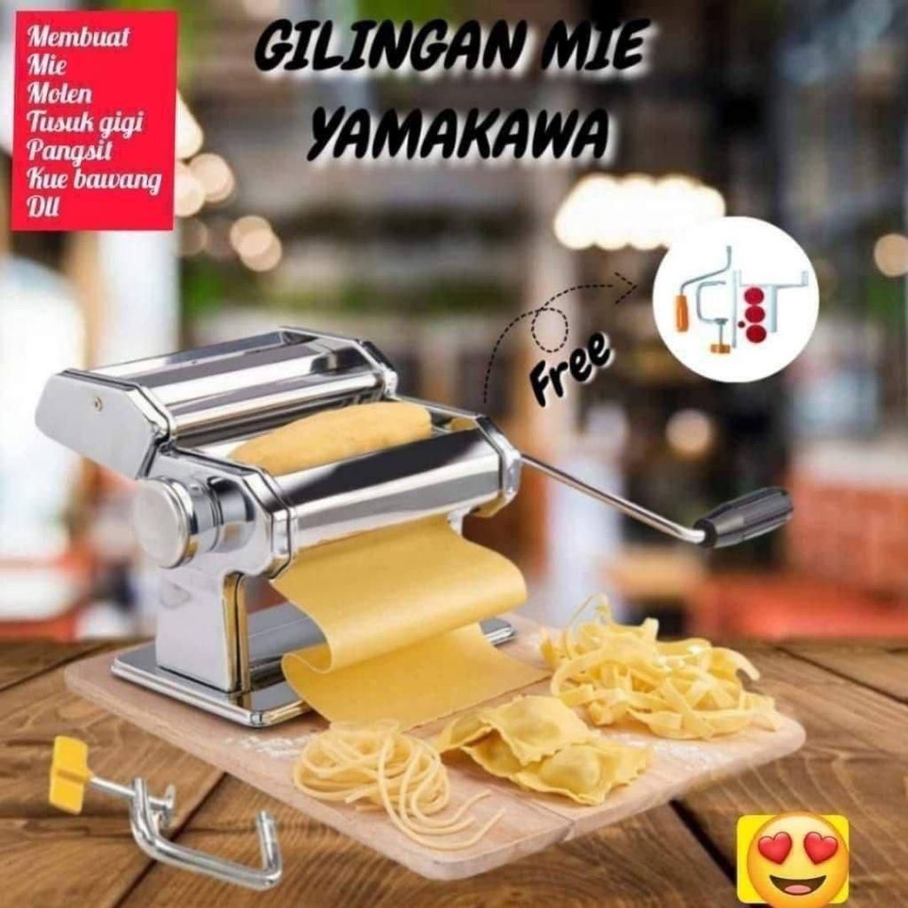 (TIDAK Bisa untuk kue bawang) RIJEK SALE  AMPIA GILINGAN MIE/PASTA/AMPIA MIE/ALAT PEMBUAT KULIT PISA