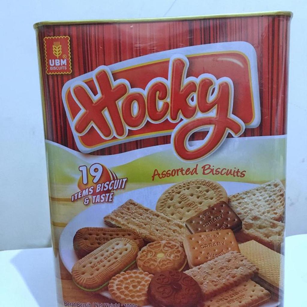 HOCKY Assorted Biscuits Aneka Rasa Kaleng Murah Biskuit Kering