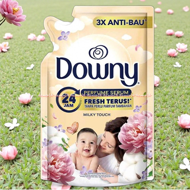 Downy 820ml Perfume Serum Fresh Terus Tanpa Perlu Parfum Tambahan Milky Touch 24jam Downi Baby 820 m