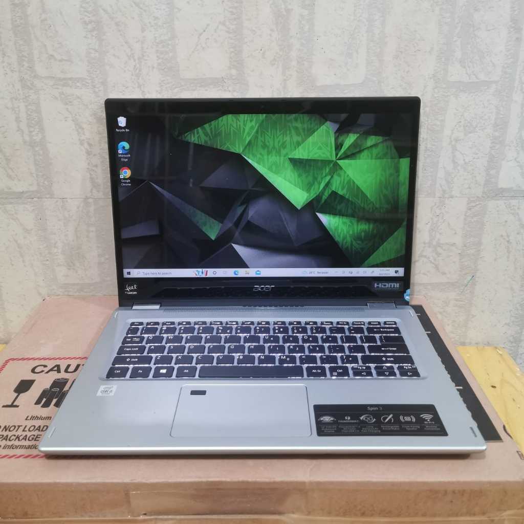 Laptop Acer Spin 3 Series || SP314-54N, (Touchscreen) Bisa Jadi Tablet, Intel Core i5-1035G1, Gen 10