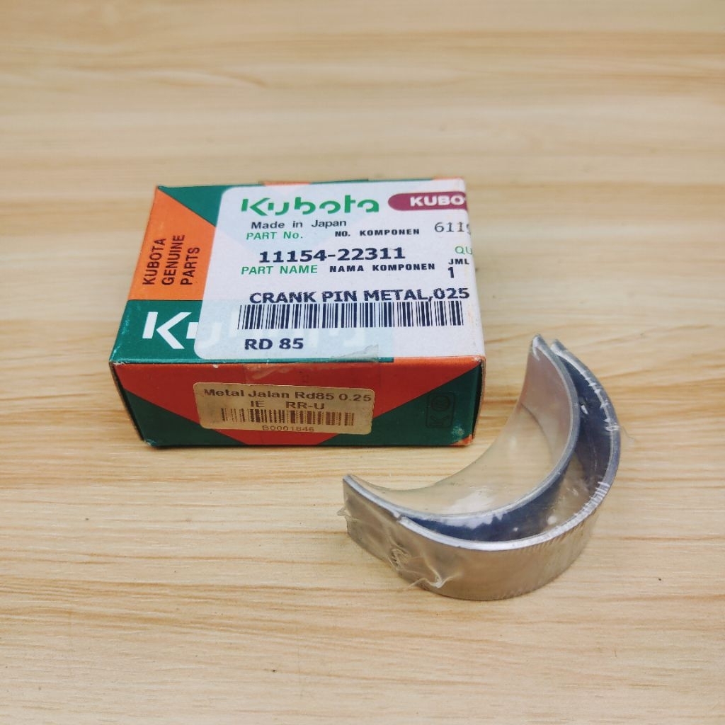 KUBOTA// Crank Pin Metal Metal Jalan Diesel KUBOTA RD85 Oversize 0,25
