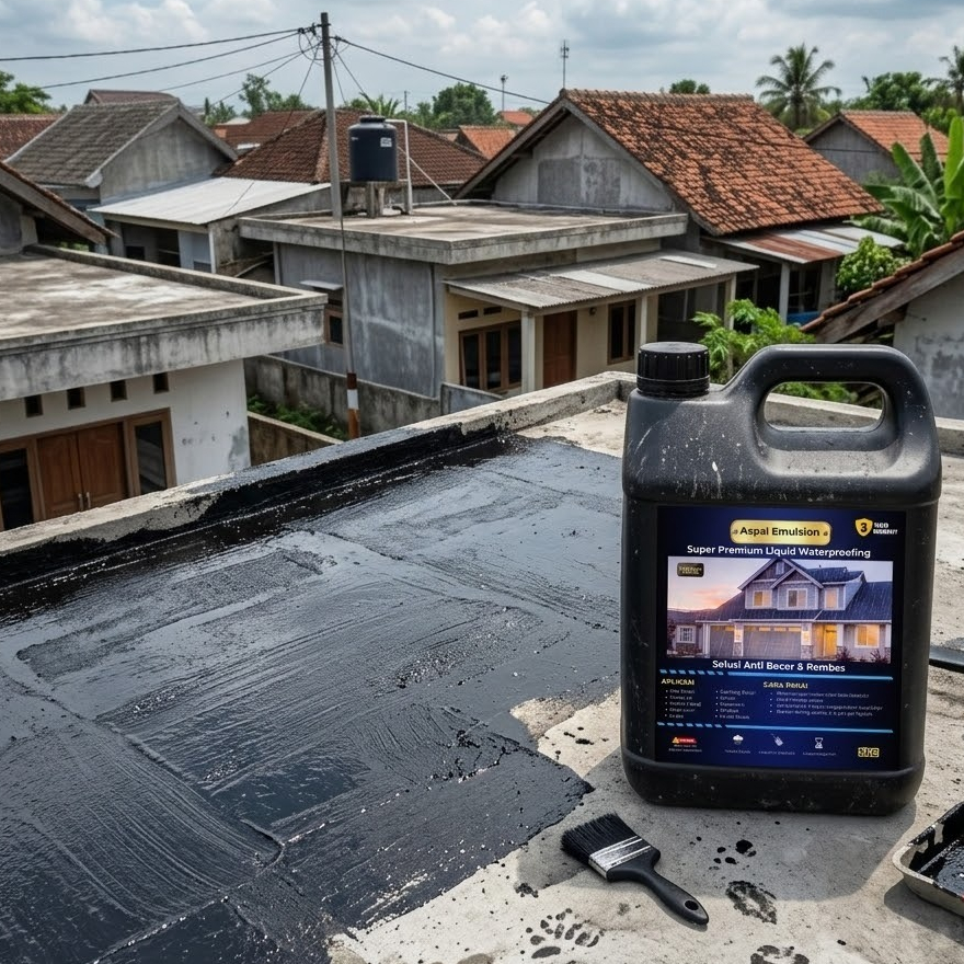 ( GARANSI 3 TAHUN ) Aspal Cair Anti Bocor 5kg | aspal cair 5 kg | aspal cair anti bocor