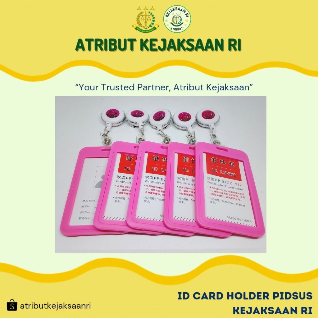 ATRIBUT KEJAKSAAN - ID CARD HOLDER YOYO PIDSUS KEJAKSAAN RI