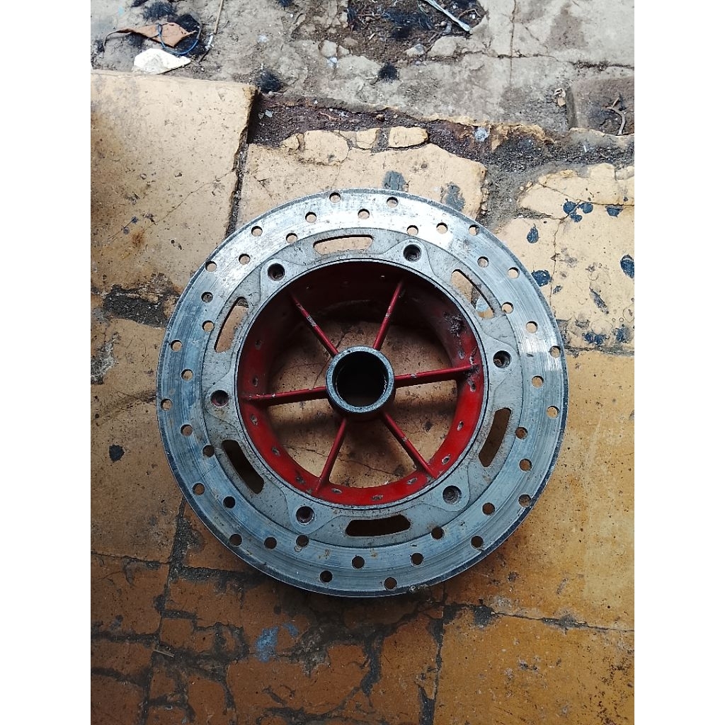 tromol depan ninja set piringan sekend