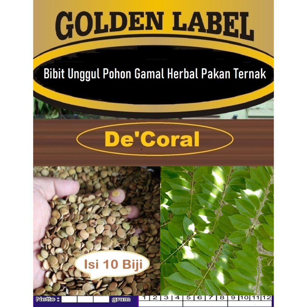 Bibit Unggul Pohon Gamal Herbal Pakan Ternak | Biji Benih Pohon Gamal