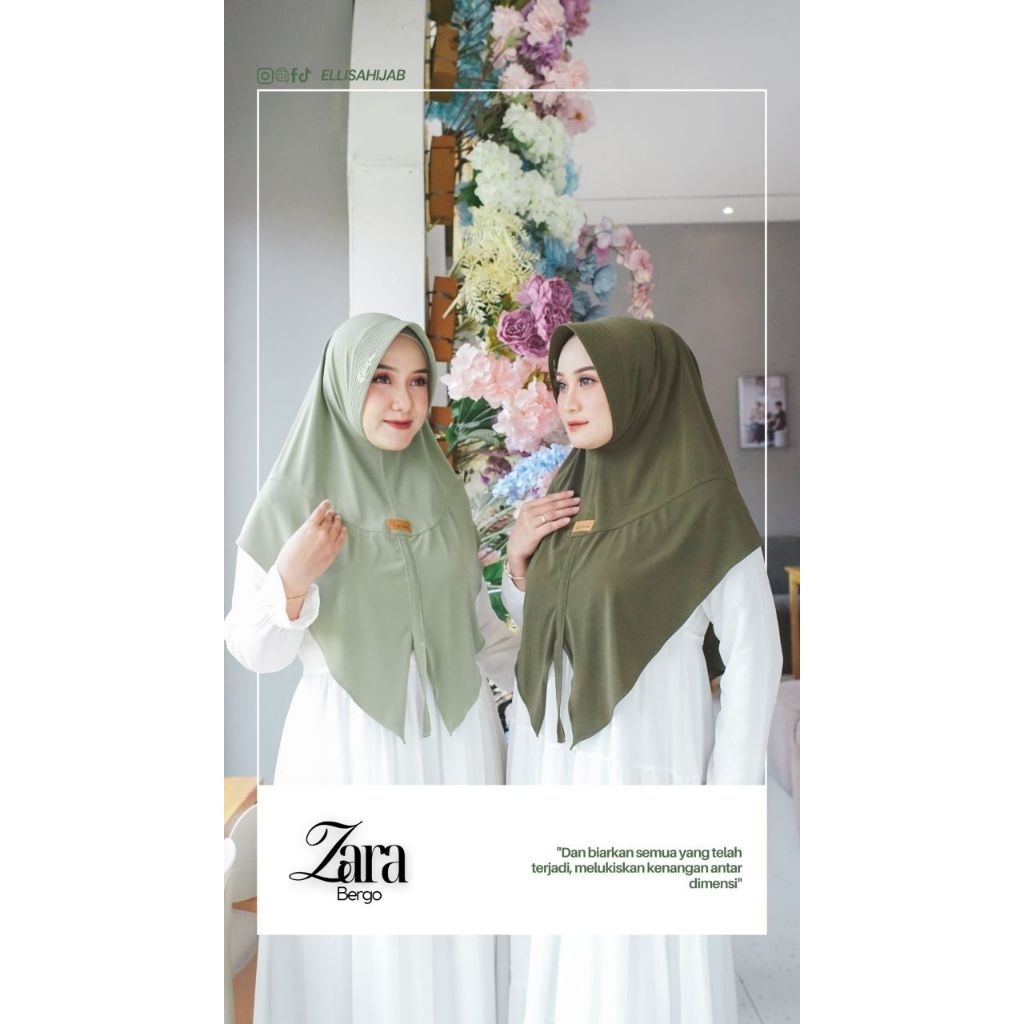 BERGO ZARA ELLISA HIJAB