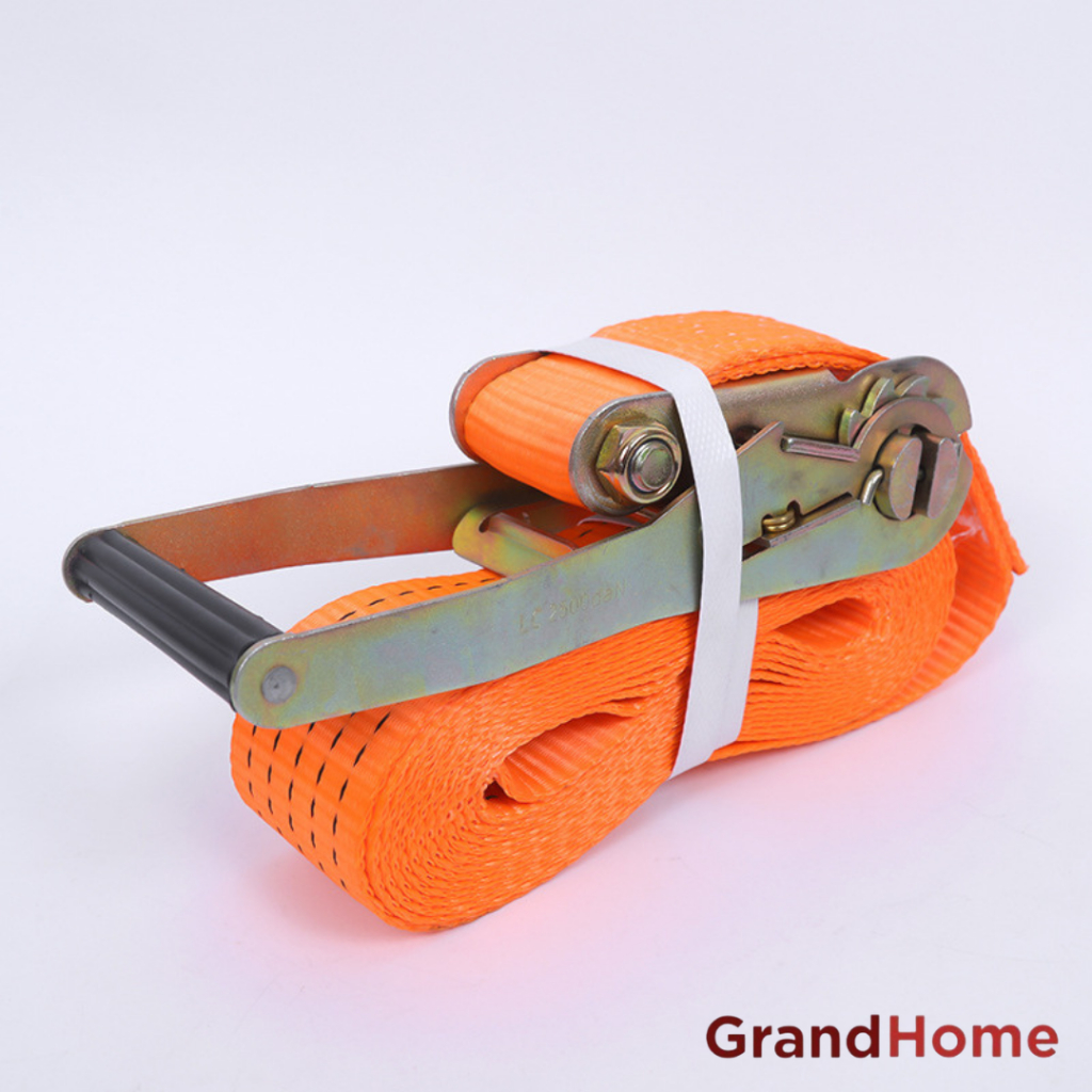 Ratchet Tie Down 6M 8M 10M | Tali Pengikat Barang Cargo Sound System