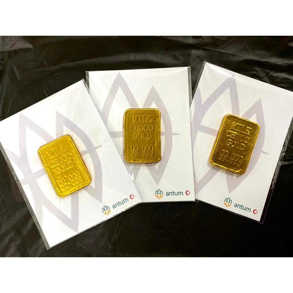 Coklat Antum Mini Gift Hadiah Souvenir Cokelat Lucu Unik Coklat Antum Emas Mini Gift Souvenir Unik L