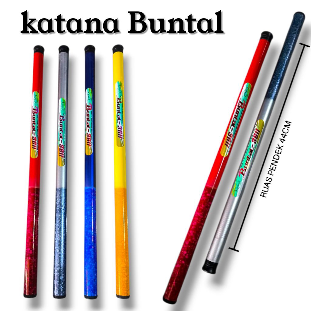 Joran Tegek Fiber Katana Buntal Ruas Pendek Action Kaku
