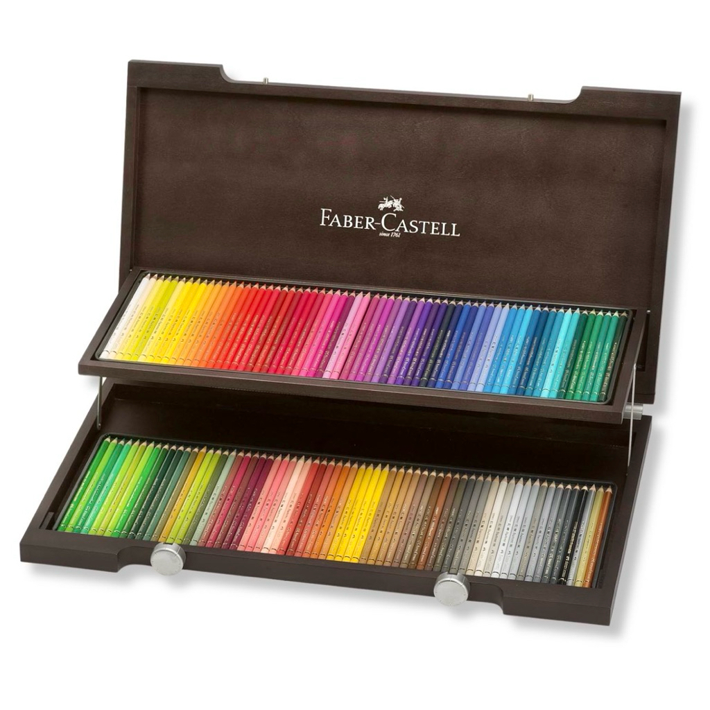 Faber Castell Polychromos Wooden Box 120 Colors