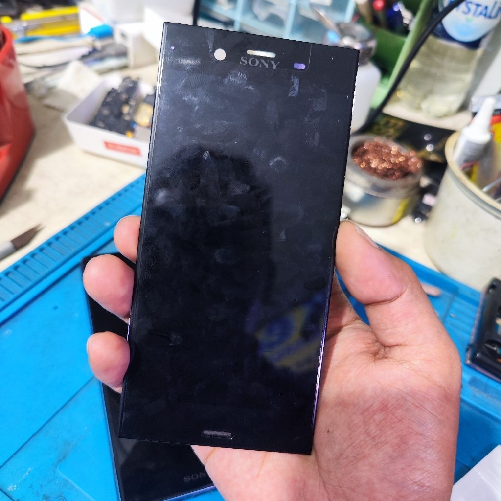 LCD Only Sony XZ1 Copotan Bukan Ori Normal Tested