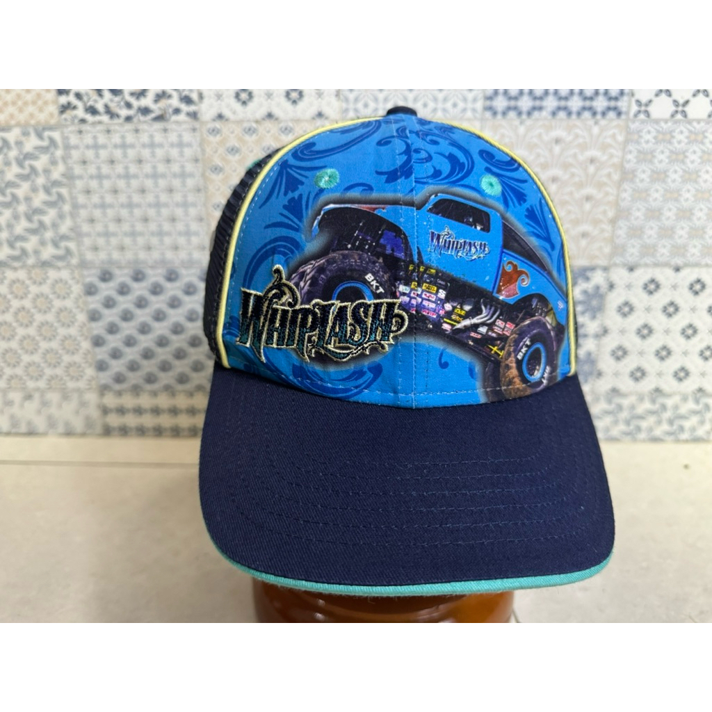 Topi Second Brand Branded AOP All Over Print Whiplash By Monster Jam Official Merch Original