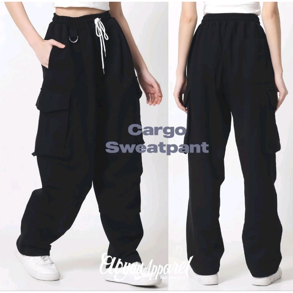 celana cargo sweatpants