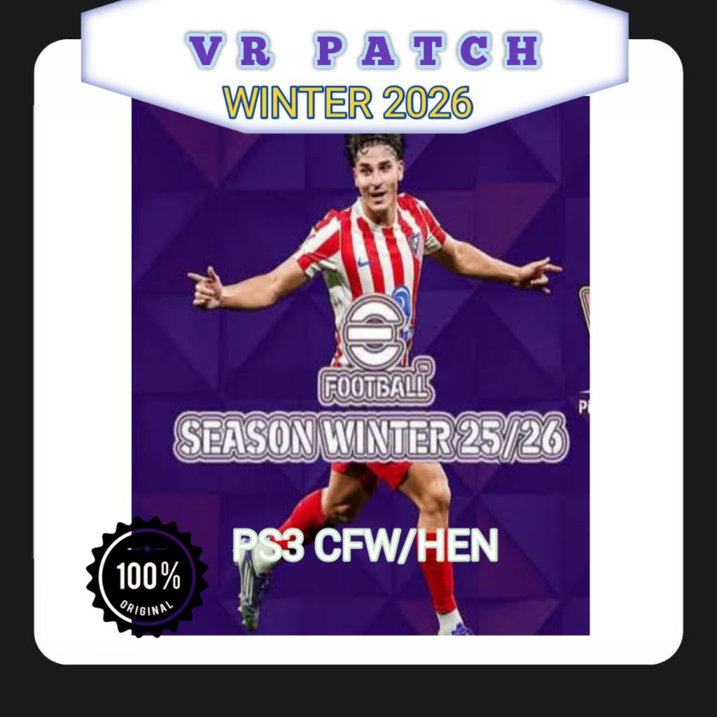 PES2026 PS3 | VR PATCH WINTER PS3 PKG