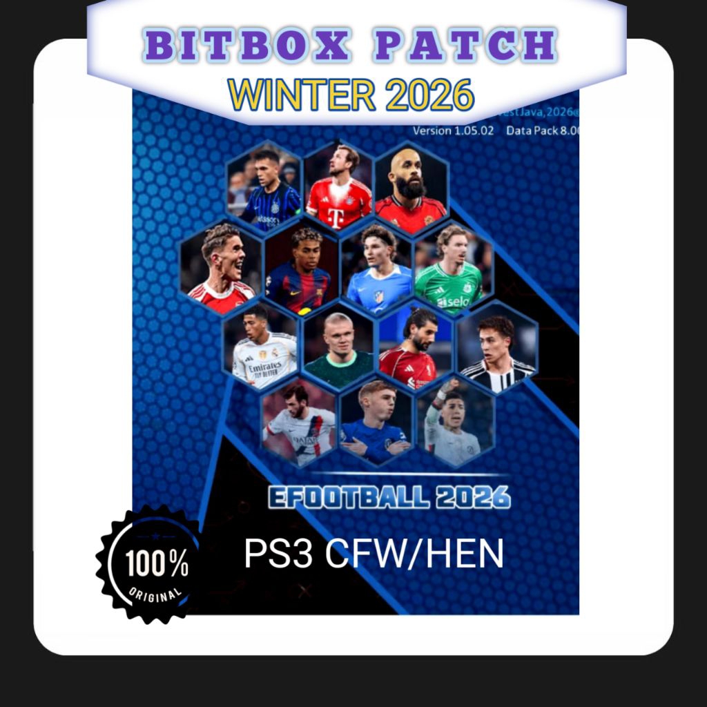 PES 2026 PS3 | BITBOX PATCH WINTER 2026 PKG