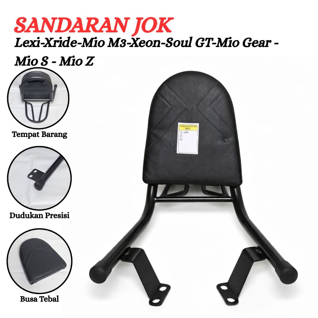 COD Sandaran Jok Lexi XRide Mio M3 Xeon Xeon GT125 Soul GT 125 Mio Gear 125 Mio S Mio Z