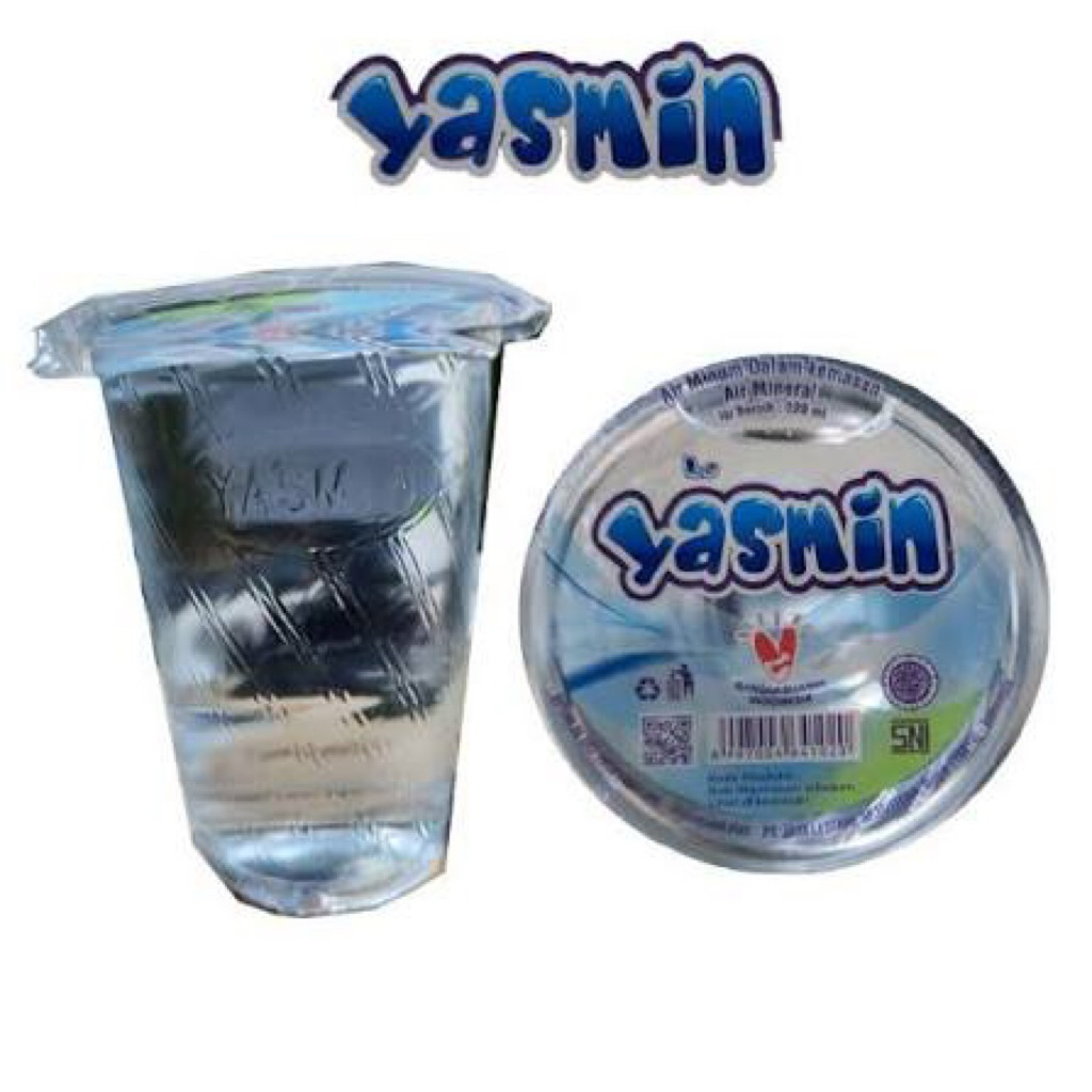 AIR MINERAL GELAS YASMIN 1DUS isi 48d