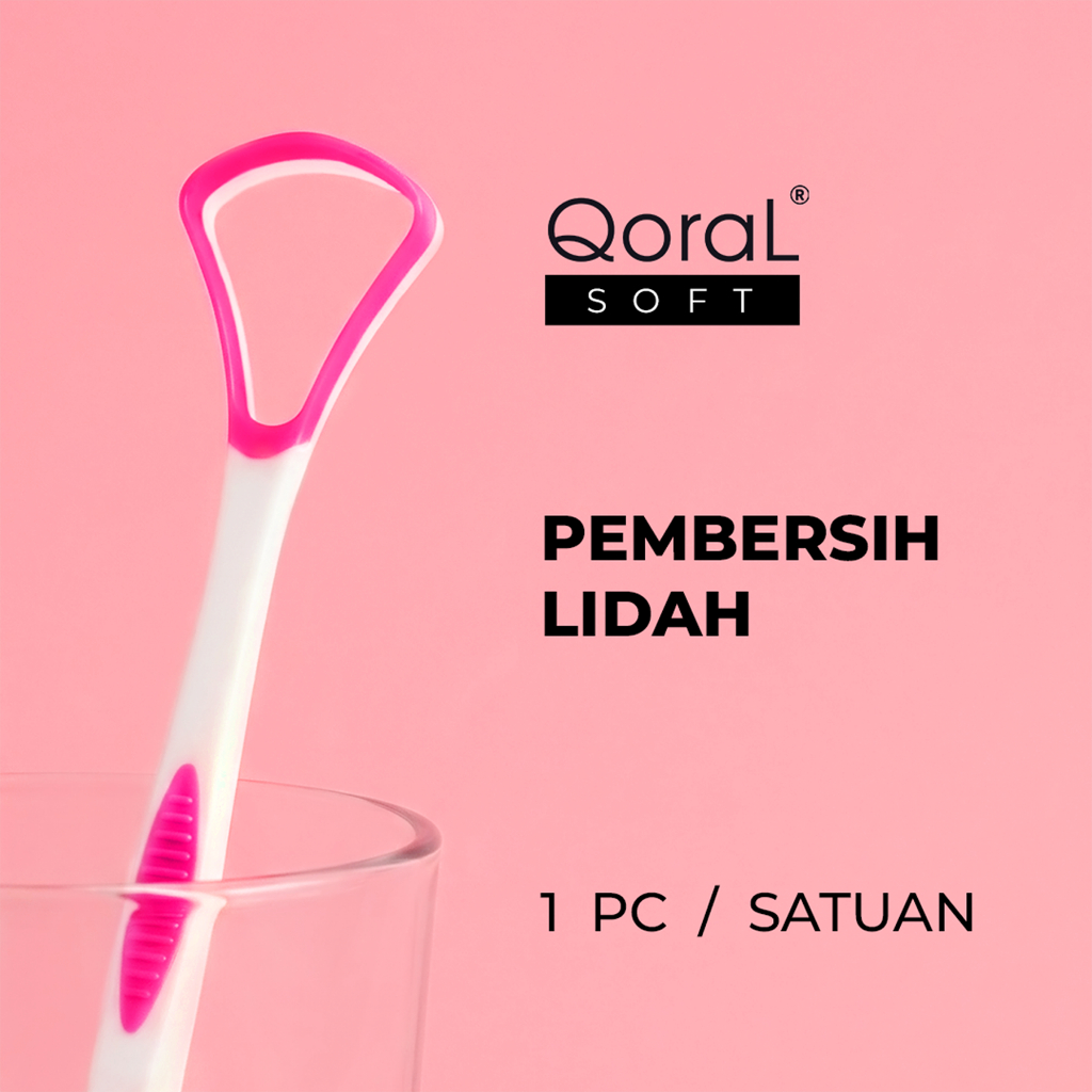 QoraL SOFT pembersih lidah / sikat lidah / tongue cleaner
