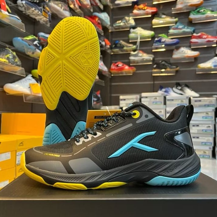 BIG PROMO SEPATU HUNDRED NITRO SEPATU BADMINTON HUNDRED NITRO -SEPATU VOLLY SEPATU BADMINTON TENNIS