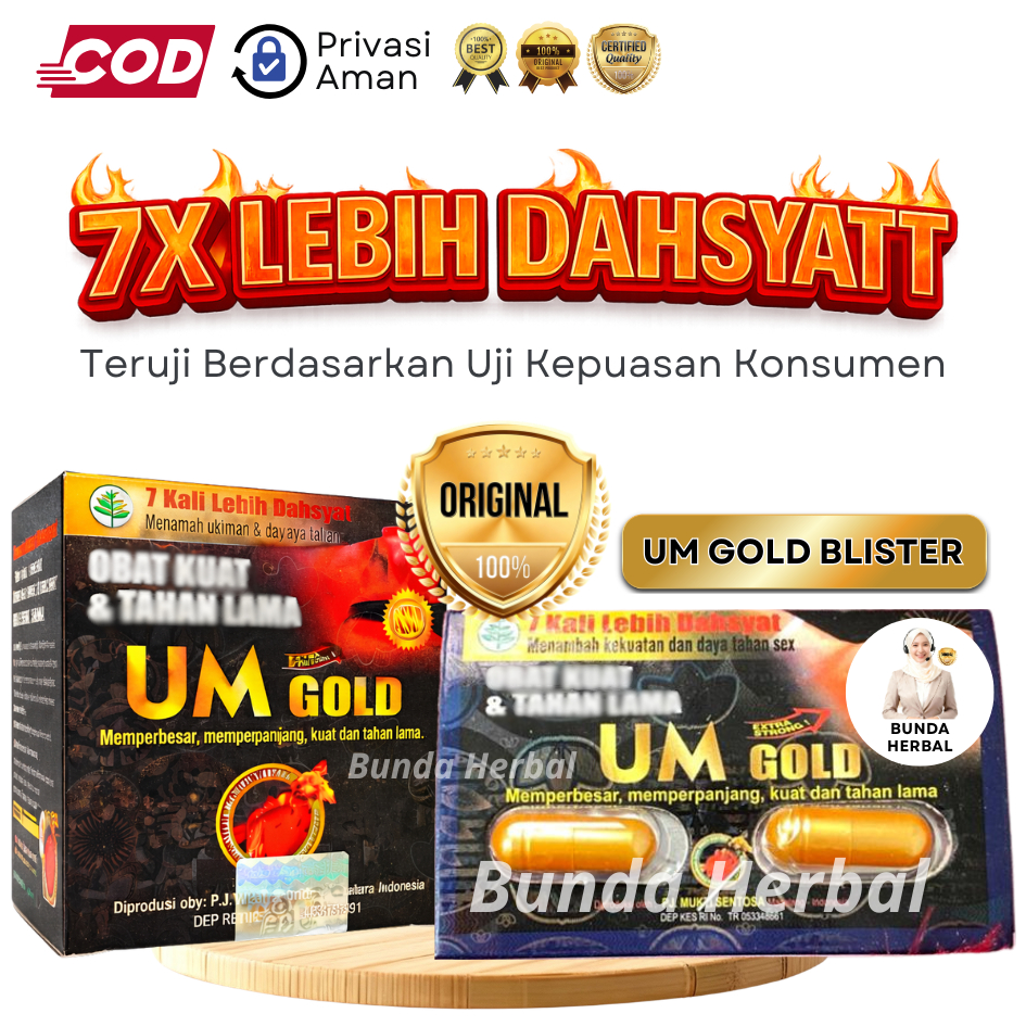 UM GOLD KAPSUL | Urat Madu 100% Original | UM Gold Blister | UM Gold New | UM Gold Ori | Urat Madu G