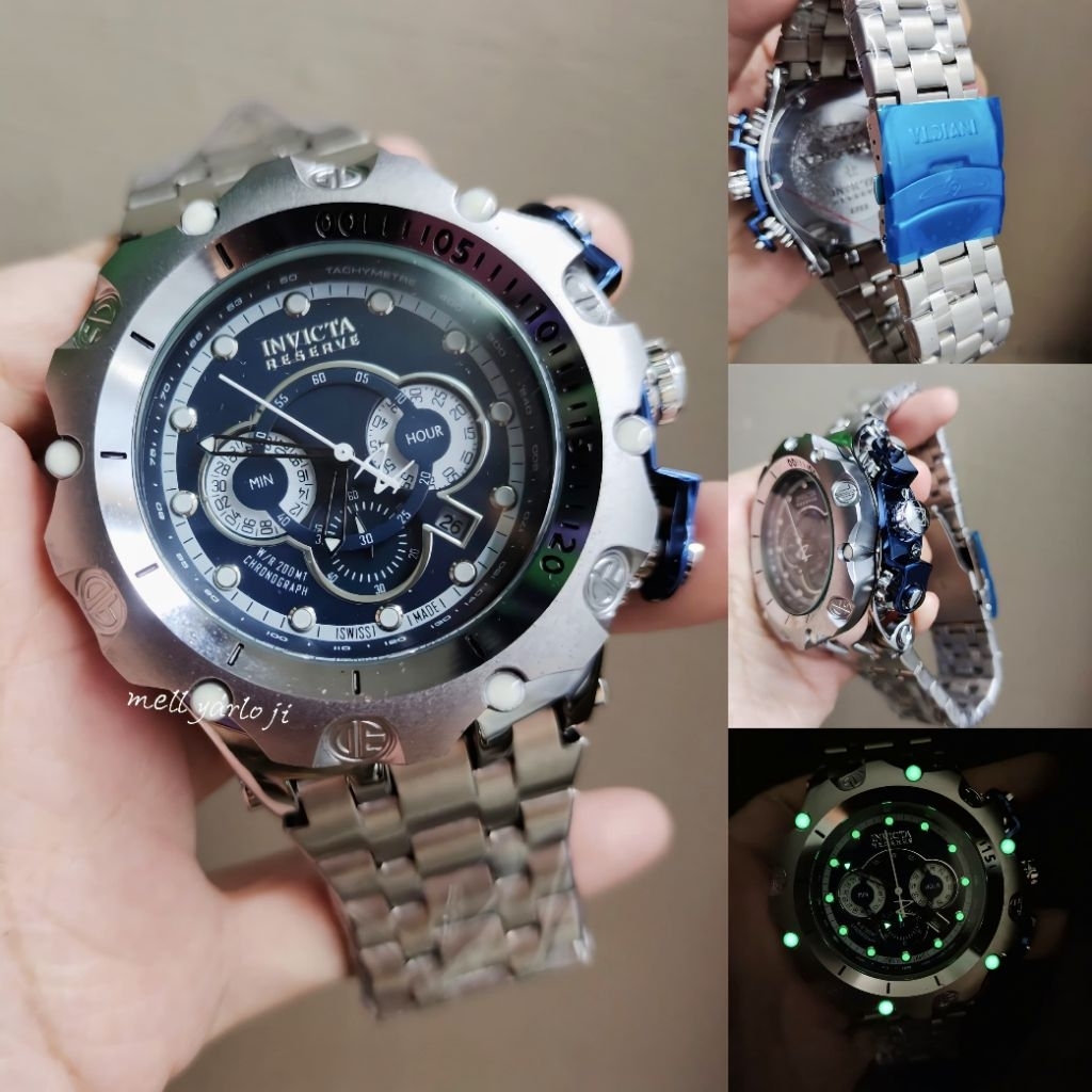 Jam tangan invicta venom chrono aktif pria 55mm