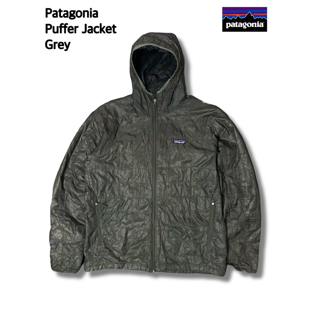 Patagonia Puffer Jacket Primaloft Grey Original