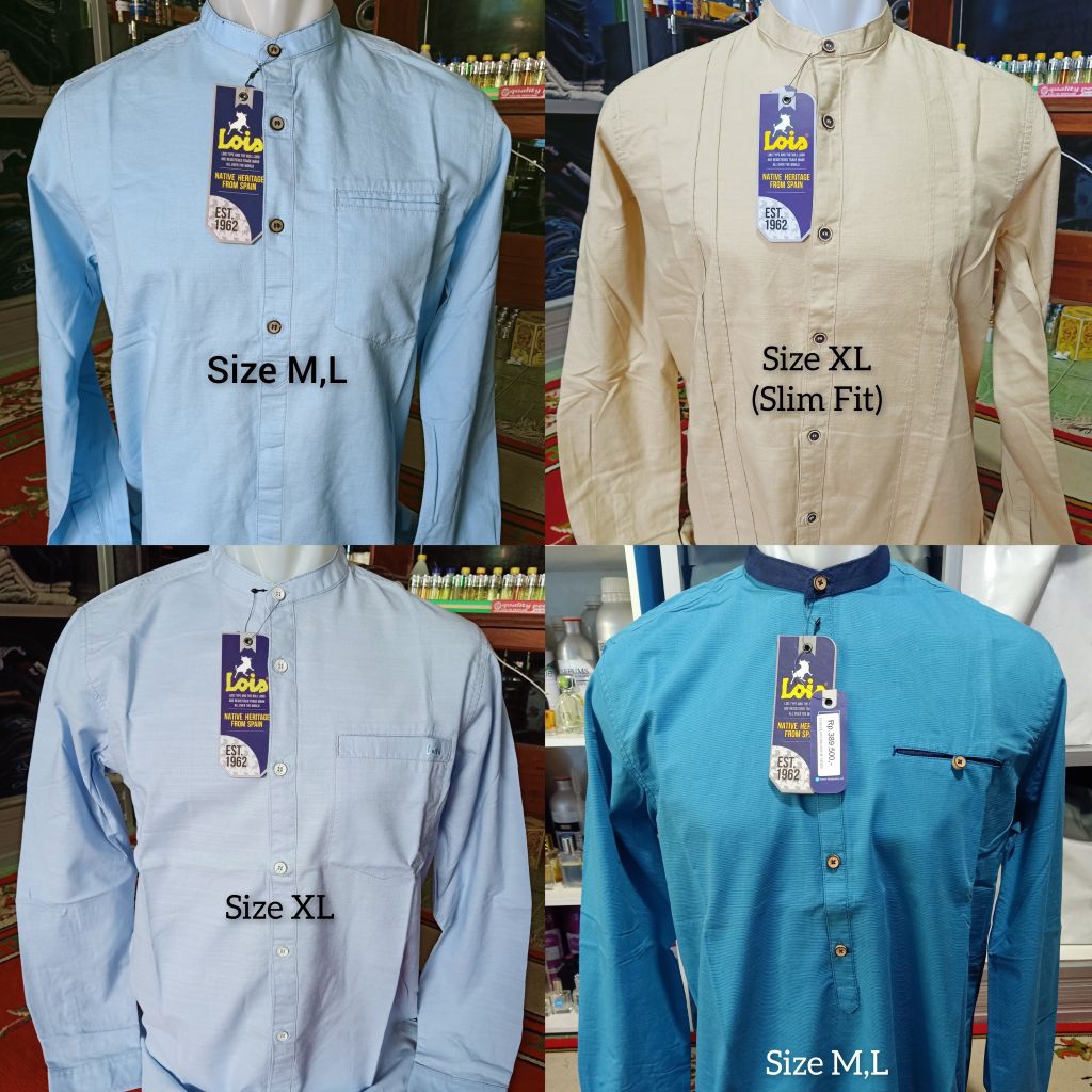 Kemeja Koko Lois OriginaL