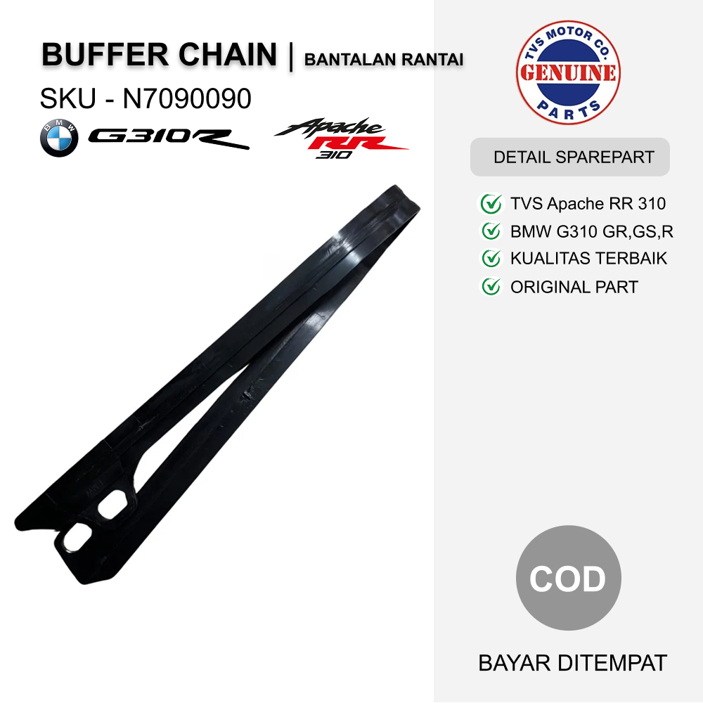 TVS BMW 310 - BUFFER CHAIN Code N7090090 | Bantalan Rantai BMW G310 & TVS Apache RR 310