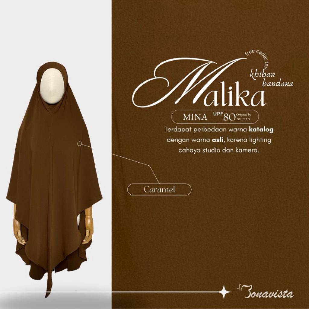 Preloved Bonavista Khiban MALIKA MINA Caramel