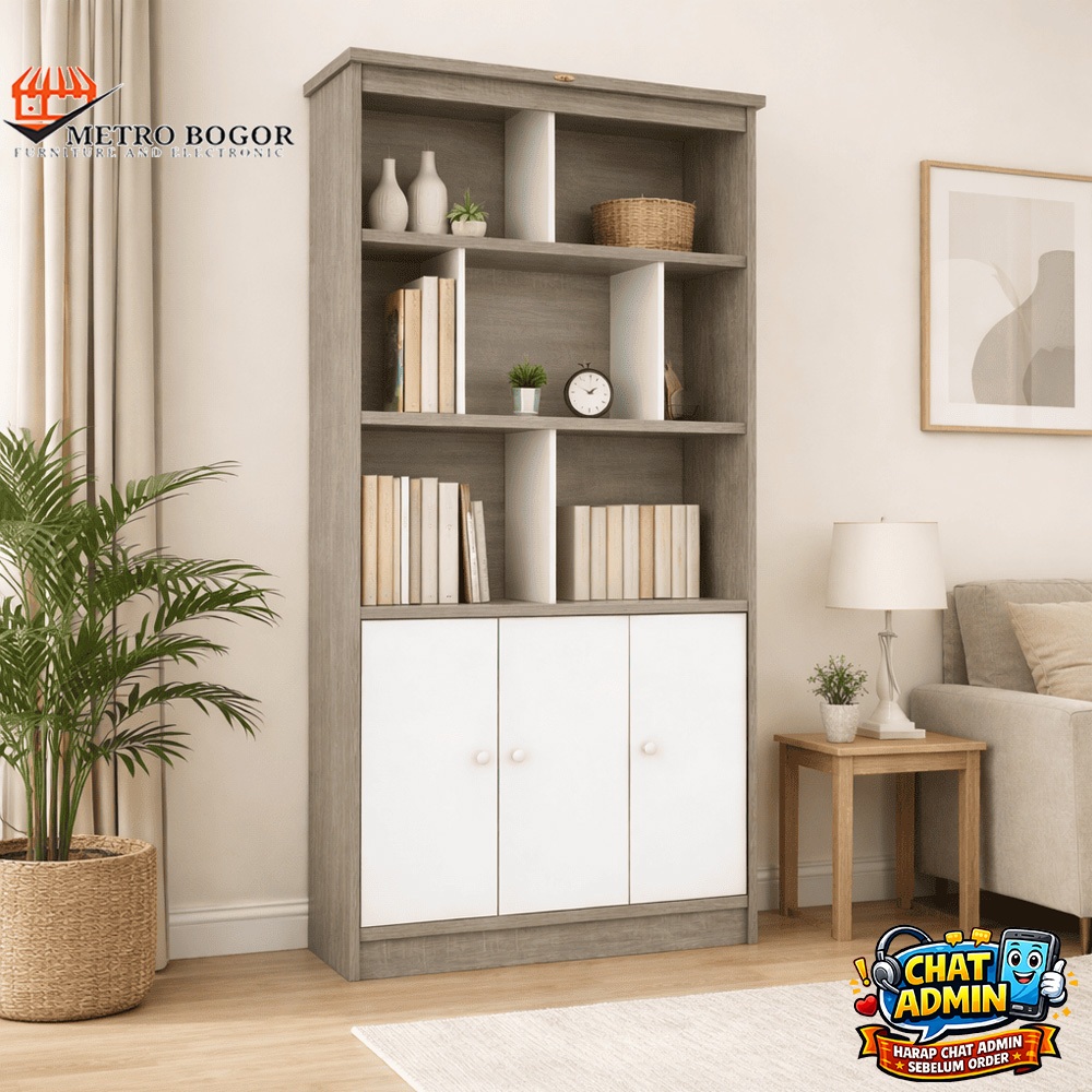 Rak Buku / Lemari Buku Romaro RB-06 / RB 06 Murah