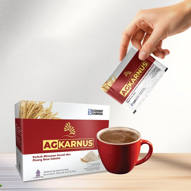 AG KARNUS Nutrisi Pendamping Diabetes | ALGA GOLD CEREAL AG KARNUS Minuman Sereal Untuk Lambung, GER