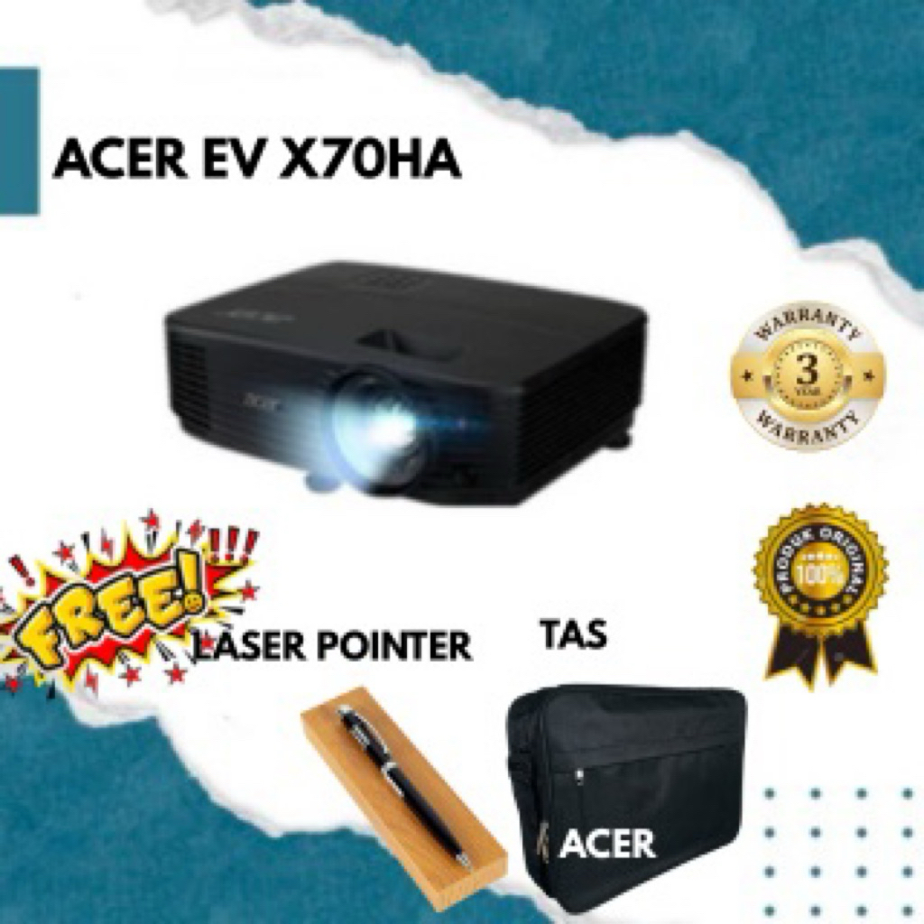 PROYECTOR ACER EV X70HA / PROYECTOR ACER ORIGINAL