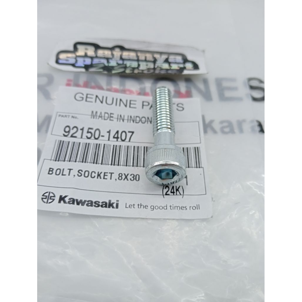 BAUT SEGITIGA ATAS PENJEPIT SEGITIGA ATAS NINJA 150 NINJA RR OLD NINJA RR NEW ZX CBU UKURAN 8X30 ORI