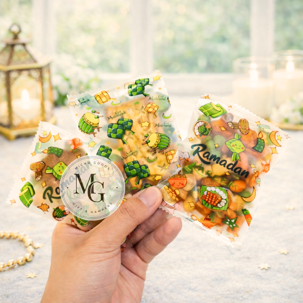 Mini Gift Hampers Lebaran / Bingkisan Mini / Kacang / Cookies / Kue / Parcel Mini Eid Mubarak 2026
