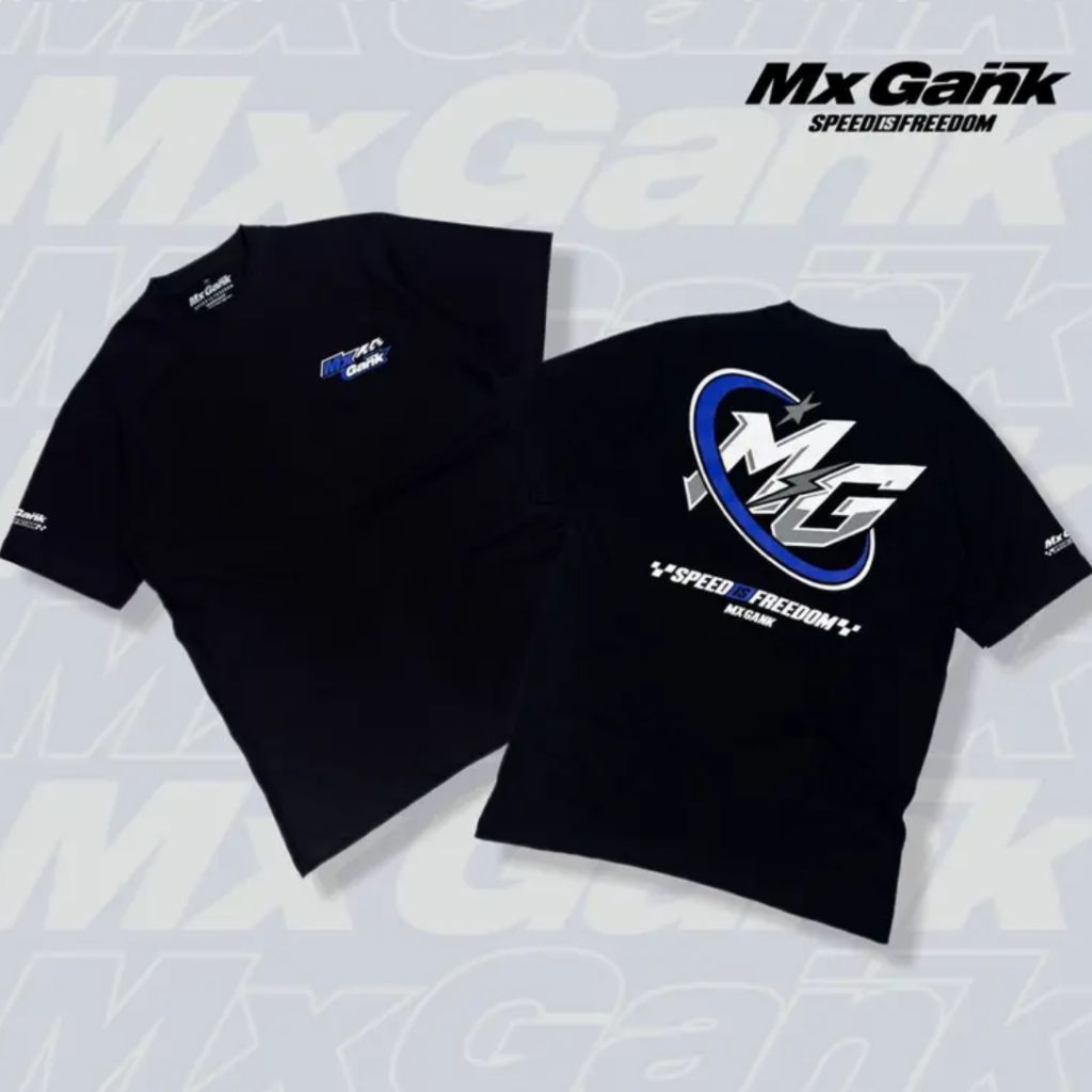 Kaos MX Gank Speed Is Freedom Mx Gank /Baju T-shirt Racing Unisex