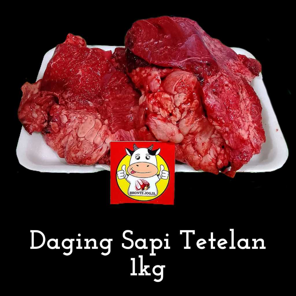 DAGING SAPI TETELAN 1 KG-DAGING SAPI FROZEN-BRONTZ JOGJA