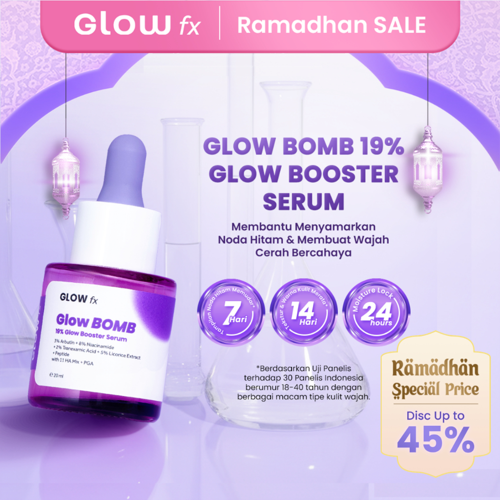 TERMURAH GLOW fx BEAUTY Glow Bomb Serum 20mL