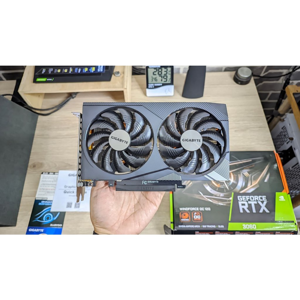 Gigabyte RTX 3060 WINDFORCE OC 12G rev. 2.0 Expired Mei 2027 Almost Brand New