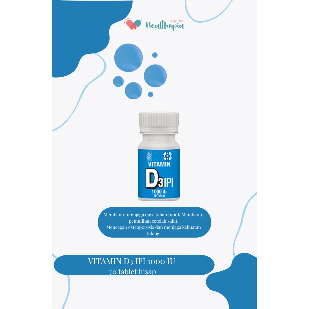 Tablet Vitamin IPI - Suplemen Vitamin & Mineral Lengkap untuk Kesehatan Harian