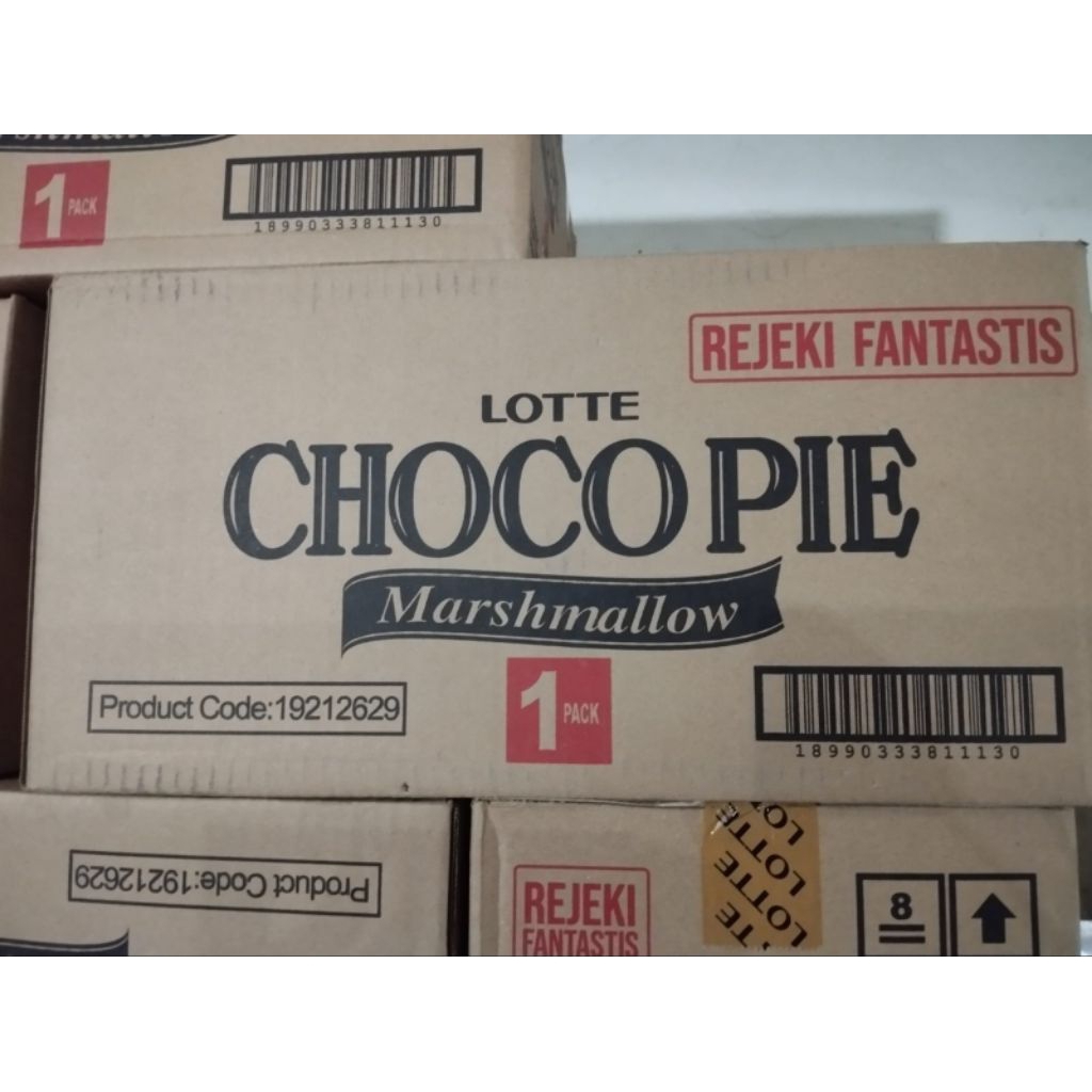 Lotte Choco Pie Marshmallow 1 Dus