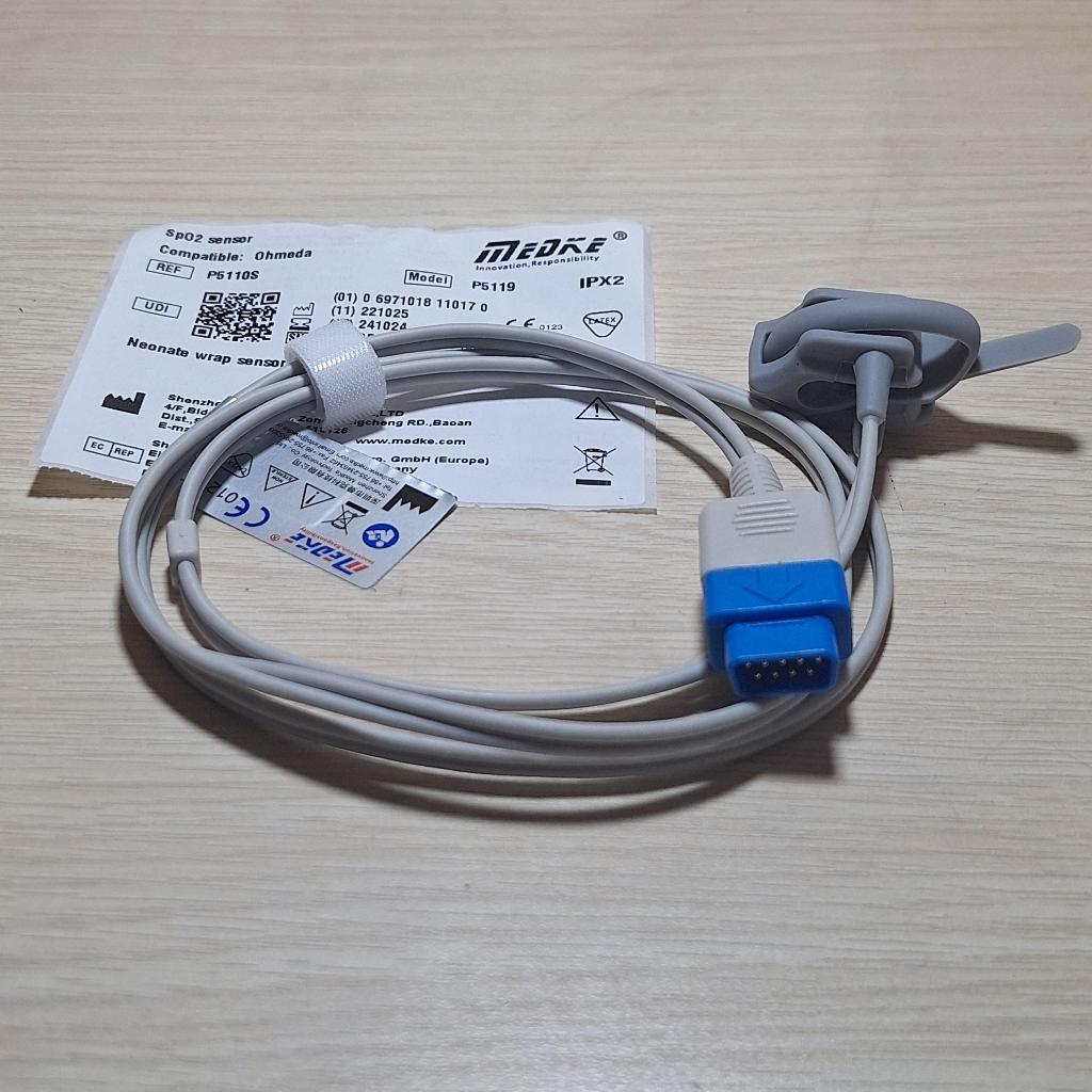 SPO2 GE Trusignal Ohmeda Neonate Wrap 9 Pin