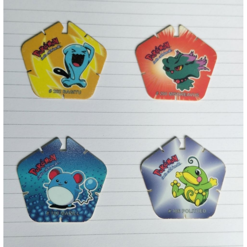 POKEMON PENTAZOS 2001 - TAZOSS KOIN MEDALION POKEMON LANGKA
