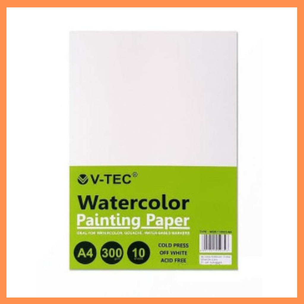 V-TEC Watercolor painting paper ukuran A4 300gsm