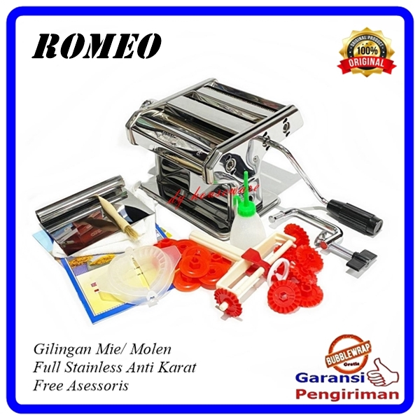 Mesin Gilingan Mie Molen Ampia Pasta Maker Cheese Stick ORIGINAL ROMEO
