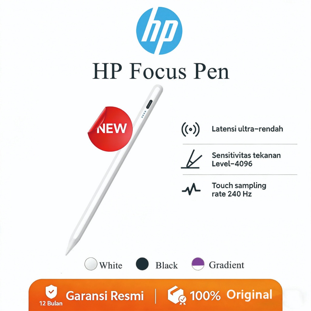 HP Stylus Pen for ElitePad 1000 G2/Pro Tablet 608/Stream Tablet 10 - Tilt Sensitive, Magnetic Functi