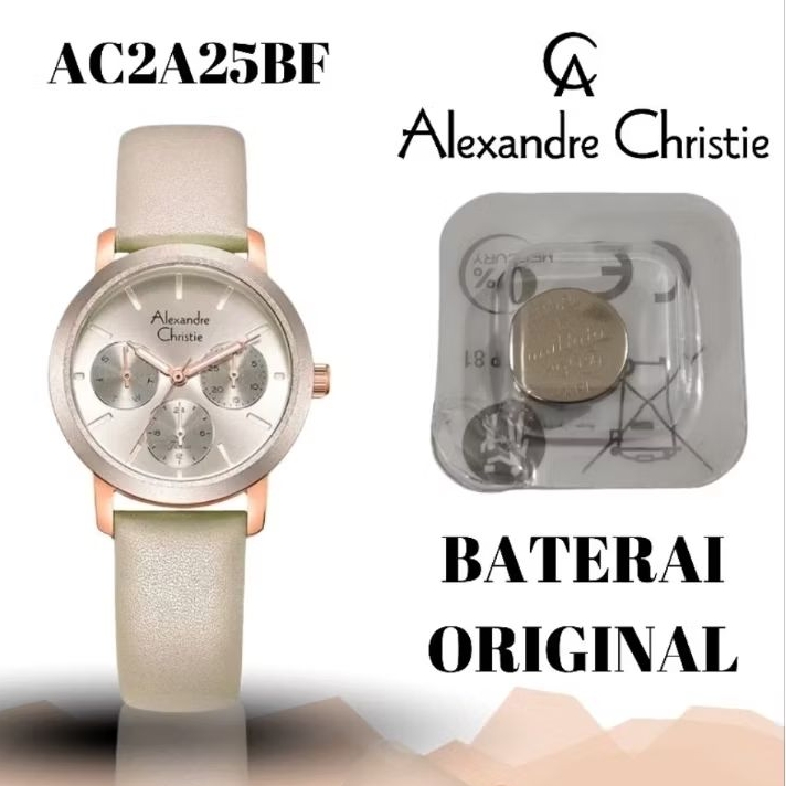Baterai jam ALEXANDRE Christie original AC2A25BF