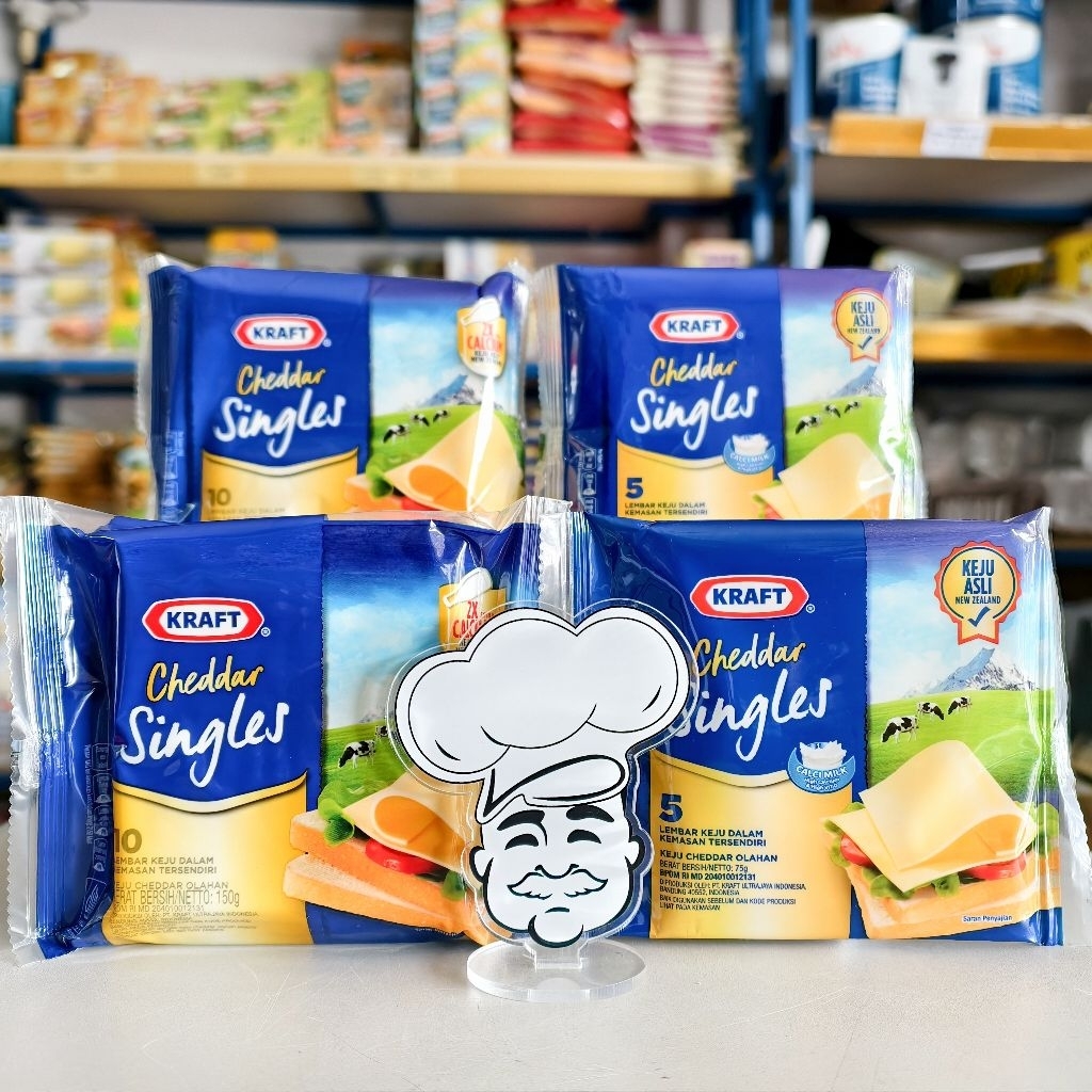 Keju Kraft Slice / Keju Slice Kraft / Keju Lembaran isi 5, 10