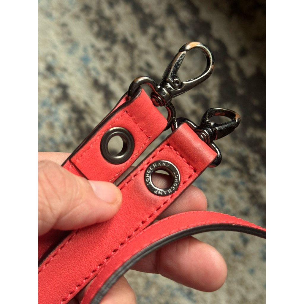 Tali Tas LONGCHAMP LONG CHAMP LEATHER SHOULDER STRAP ORIGINAL MADE IN FRANCE